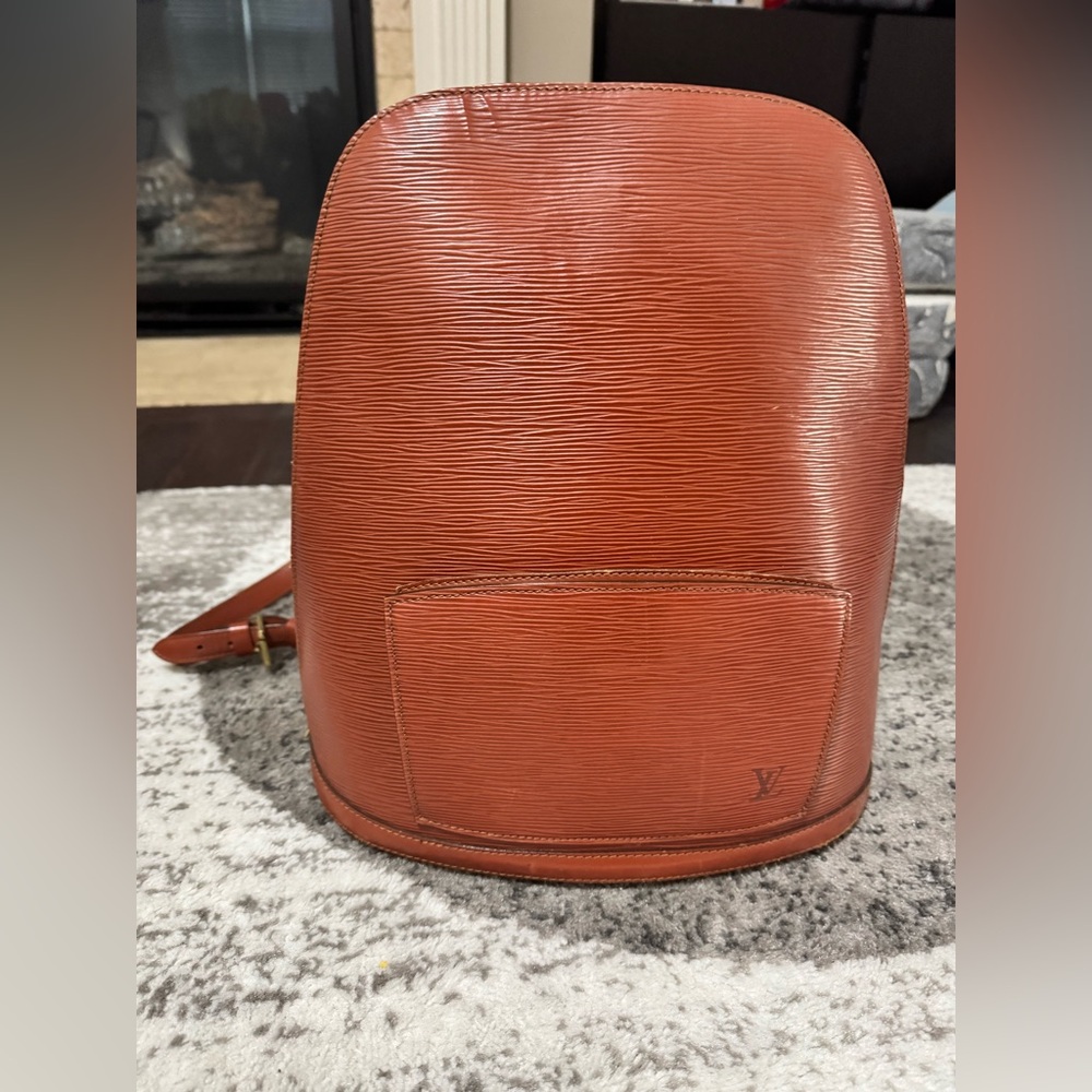 Louis Vuitton Terracotta Leather Backpack